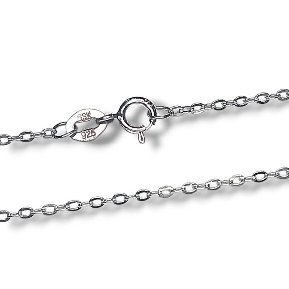 Green Peridot Swiss Blue Topaz 925 Sterling Silver Pendant Necklace 18in 2.8g - Picture 7 of 10